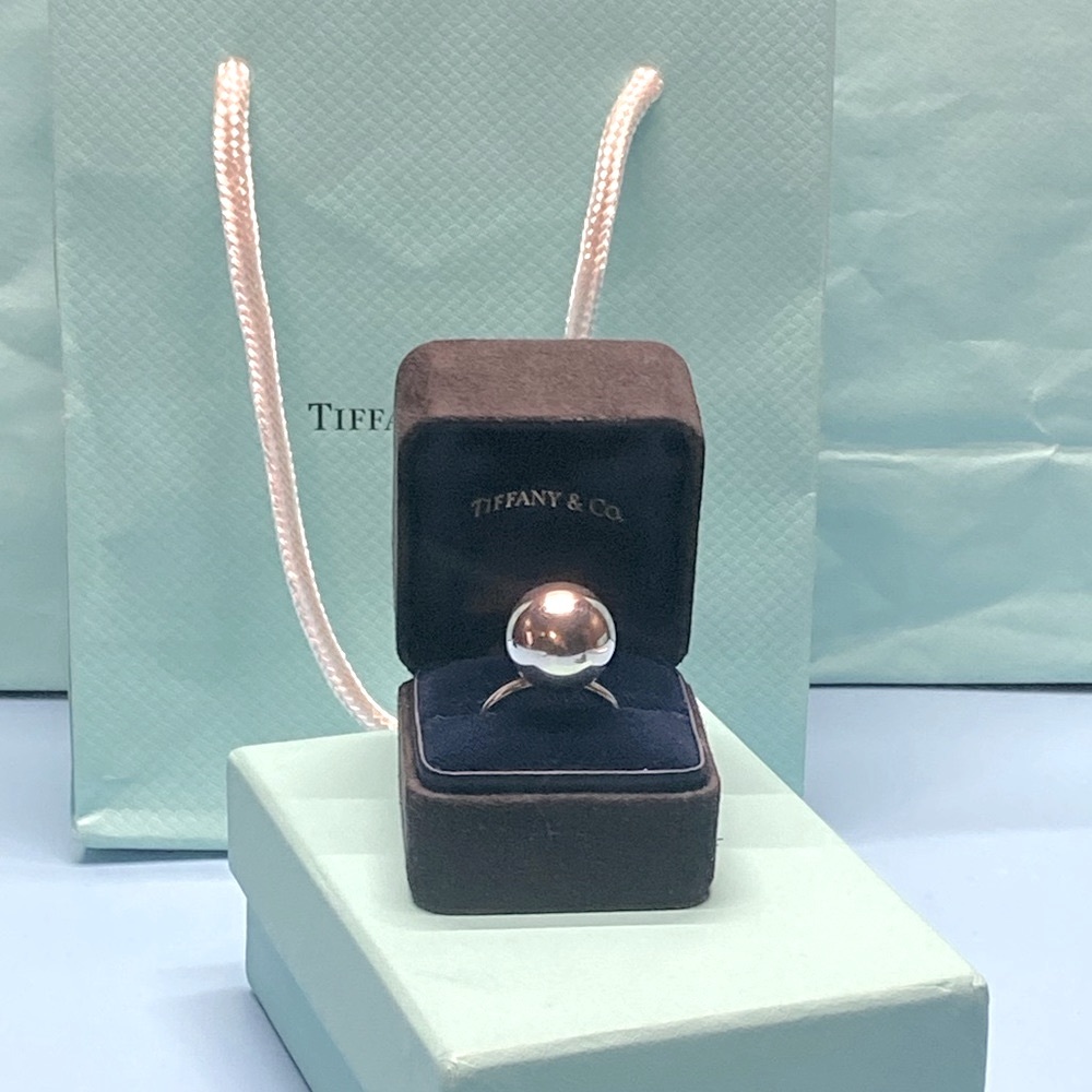 Tiffany & Co Hardware 15.75mm Ball Ring